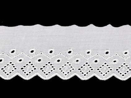 Madeira - štykování šíře 80 mm (Varianta bílá, Balení 13.5 m)