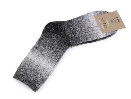 Pánské vlněné ponožky Alpaka Emi Ross (Varianta 6 (vel. 43-46) šedá, Balení 1 pár)