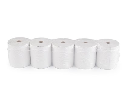 Pokladní kotoučky 80/80/12 délka 80 m Termo (Varianta bílá, Balení 5 ks)