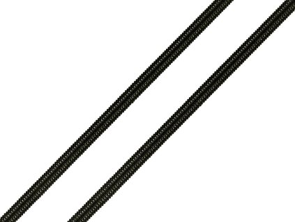 Plochá pruženka šíře 4 mm (Varianta 2 černá, Balení 250 m)