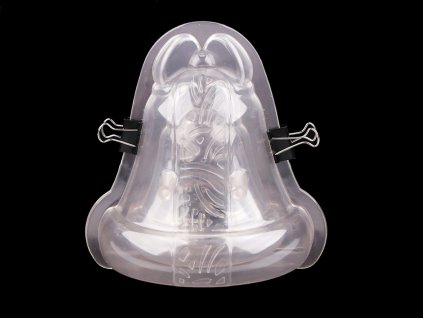 Plastová forma na výrobu 3D zvonků (Varianta transparent, Balení 1 sada)