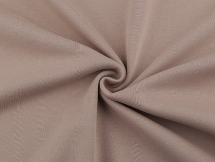 Teplákovina zateplená s kožíškem (Varianta 1 béžová, Balení 1 m)