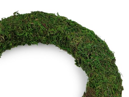 Mechový věnec Ø25 cm (Varianta zelená, Balení 1 ks)