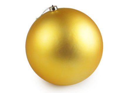 Vánoční baňka / koule Ø25 cm (Varianta 1 zlatá mat, Balení 1 ks)