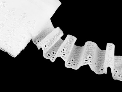 Madeira - štykování šíře 30 mm (Varianta bílá, Balení 13.5 m)