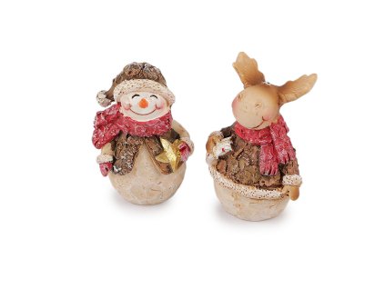 Sněhulák, sob (Varianta 1 béžová světlá sněhulák, Balení 1 ks)