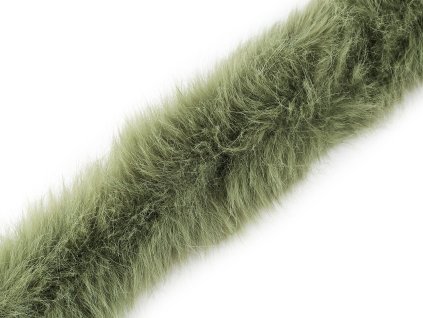Všívací oděvní / dekorační kožešina kulatá šíře 7 cm (Varianta 1 Off White, Balení 1 m)