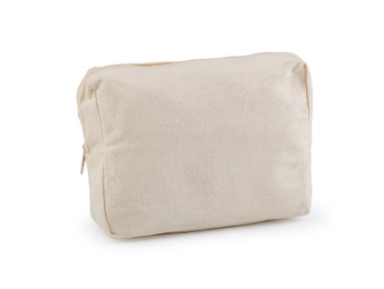 Textilní pouzdro k domalování / dozdobení bavlněné 17x12 cm (Varianta režná světlá, Balení 1 ks)