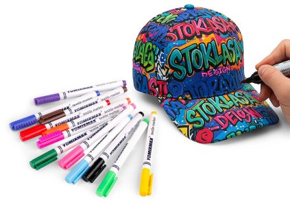 Fixy na textil (Varianta 1 žlutá, Balení 1 ks)