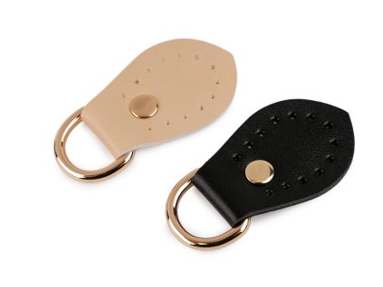 Komponent pro výrobu tašek / kabelek (Varianta 1 béžová světlá zlatá, Balení 1 ks)