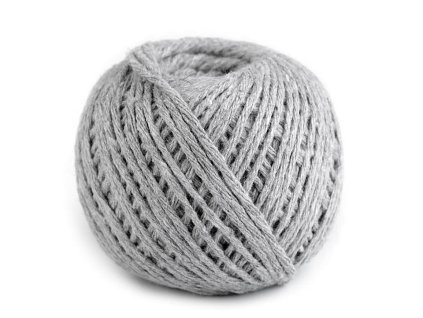 Bavlněný provázek macrame Ø2 mm (Varianta 2 šedá holubí, Balení 1 ks)