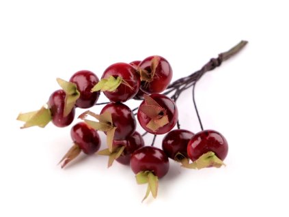 Umělé šípky na drátku (Varianta červená tmavá, Balení 12 ks)