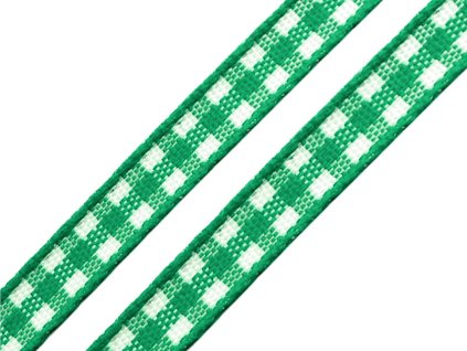 Károvaná stuha šíře 6 mm (Varianta 8 červená, Balení 20 m)