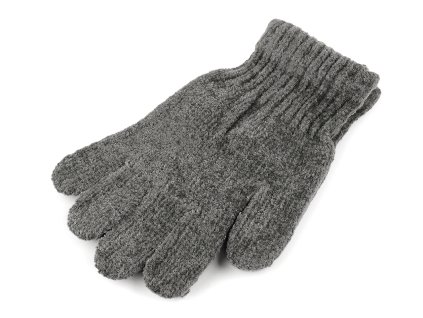 Dětské žinylkové rukavice (Varianta 2 červená, Balení 1 pár)