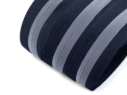 Zip spirálový krytý No 5 metráž reflexní (Varianta černá, Balení 1 m)