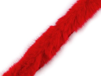 Všívací lemovka / lampas z umělé kožešiny kulatý šíře 2 cm (Varianta 1 Off White, Balení 1 m)