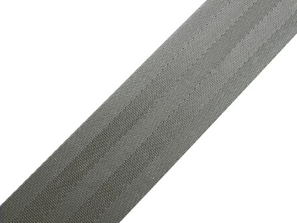 Hladký oboustranný popruh s leskem šíře 50 mm (Varianta 1 černá, Balení 1 m)