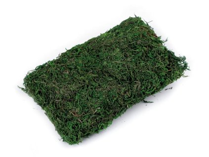 Dekorační mech 50 g (Varianta zelená, Balení 1 ks)