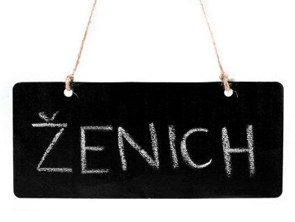Tabulka se závěsem (Varianta černá, Balení 1 ks)