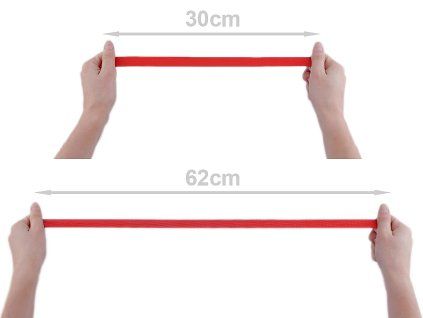 Pruženka šíře 19 mm (Varianta 2 černá, Balení 21.5 m)