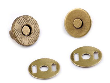 Magnetické zapínání Ø10 mm (Varianta 1 nikl, Balení 5 sada)