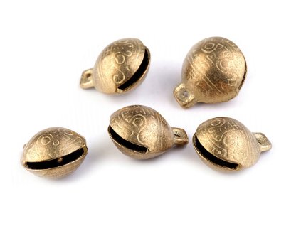 Rolničky mosazné s krásným zvukem 28x33 mm (Varianta mosaz, Balení 100 ks)