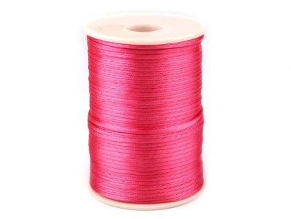 Saténová šňůra Ø2 mm (Varianta 47 modrá tyrkys, Balení 95 m)