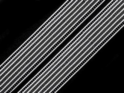 Prošívací pruženka šíře 24 mm (Varianta bílá, Balení 5 m)