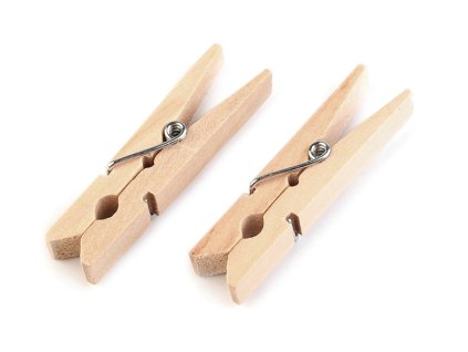 Dřevěný kolíček 7x48 mm (Varianta 2 bílá, Balení 10 ks)