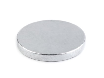 Magnet Ø15 mm velmi silný (Varianta nikl, Balení 10 ks)