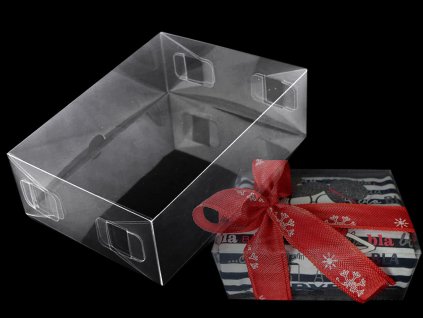 Plastová krabička s víkem (Varianta transparent, Balení 10 ks)