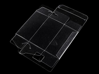 Plastová krabička k zavěšení (Varianta transparent, Balení 5 ks)