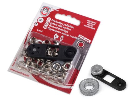 Průchodky s podložkou vnitřní Ø5,5 mm / vnější Ø10 mm (Varianta 3 staromosaz, Balení 1 blistr)