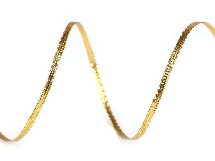 Stuha s lurexem šíře 3 mm vánoční (Varianta 1 stříbrná, Balení 1 ks)