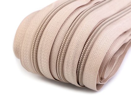 Zip spirálový No 5 metráž pro jezdce typu BX (Varianta 501 bílá, Balení 5 m)