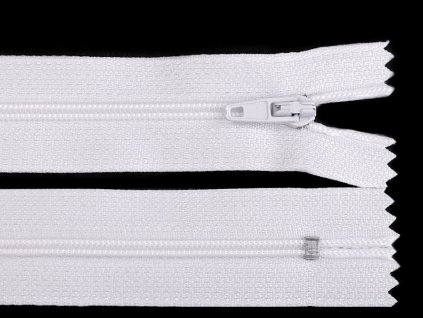 Spirálový zip No 3 délka 20 cm autolock (Varianta 101 bílá, Balení 1 ks)