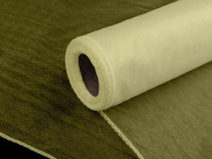 Organza šíře 21 cm (Varianta 1 bílá, Balení 9 m)