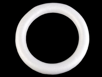 Věnec Ø30 cm polystyren (Varianta bílá, Balení 1 ks)