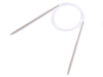 Kruhové jehlice č. 2; 2,5; 3; 3,5; 4 (Varianta 3,5 mm stříbrná, Balení 1 ks)