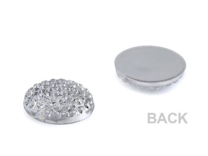 Broušené srdce k nalepení (Varianta 3 crystal, Balení 20 ks)