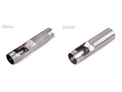 Výsečník / děrovač na látky Ø14;17;18;19;20;22 mm (Varianta 19 mm nikl, Balení 1 ks)