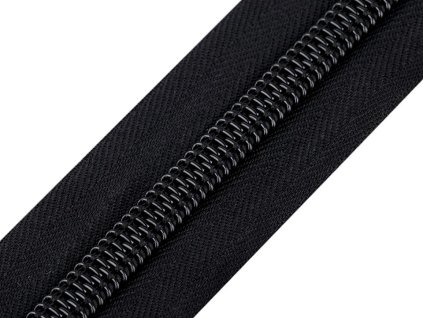 Zip spirálový No 10 metráž (Varianta černá, Balení 1 m)