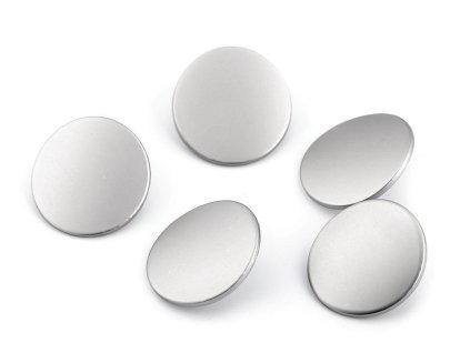 Kovový knoflík velikost 28", 32" (Varianta 3 (32") nikl černý, Balení 5 ks)