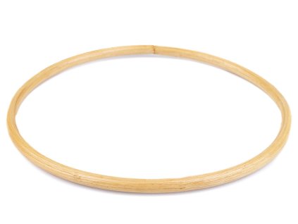 Bambusová ucha na tašky / lapač snů Ø20 cm (Varianta bambus světlý, Balení 1 ks)