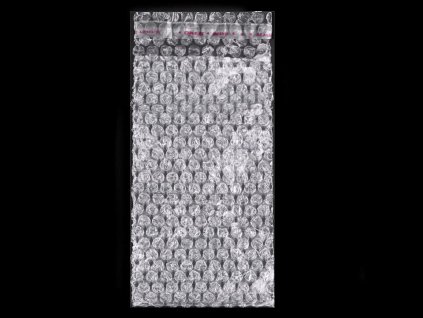 Bublinkové sáčky s lepicí lištou 7,5x14,5 cm (Varianta transparent, Balení 100 ks)