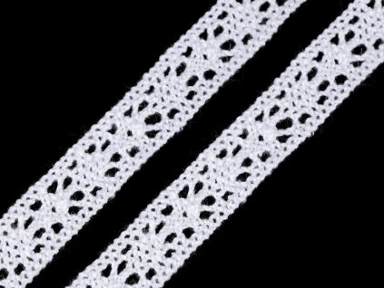 Bavlněná krajka paličkovaná šíře 11 mm (Varianta 2 režná světlá, Balení 22.5 m)