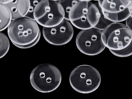 Knoflík velikost 18" (Varianta 2 bílá, Balení 1000 ks)