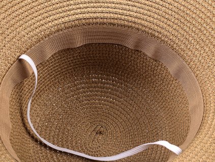 Dámský letní klobouk / slamák k dozdobení (Varianta 1 režná světlá, Balení 1 ks)