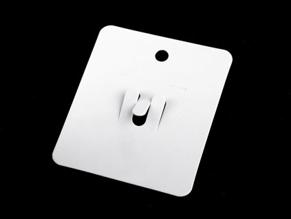 Papírová karta na brože 6,2x7,5 cm (Varianta 2 hnědá přírodní, Balení 20 ks)