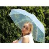 Dámský / svatební průhledný vystřelovací deštník (Varianta transparent, Balení 1 ks)